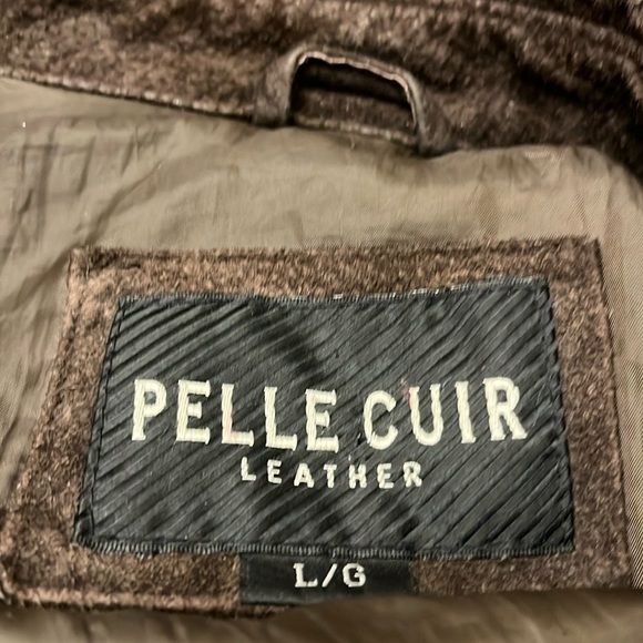 Pellecuir Suede Jacket Brown Large - Picture 3 of 9